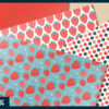 Red strawberry digital paper Red strawberry digital paper