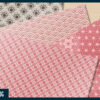Cacao blossom Japanese style geometric digital paper Cacao blossom Japanese style geometric digital paper