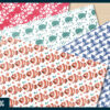 Ocean themed digital paper Ocean themed digital paper
