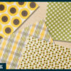 Sunflower digital paper Sunflower digital paper