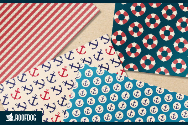 Nautical digital paper Nautical digital paper