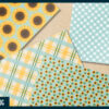 Bright sunflower digital paper Bright sunflower digital paper