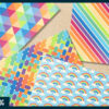 Pastel rainbow digital paper Pastel rainbow digital paper