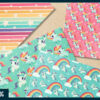 Rainbows and unicorns digital paper Rainbows and unicorns digital paper