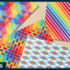 Bright rainbow digital paper Bright rainbow digital paper
