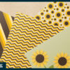 Sunflower digital paper Sunflower digital paper