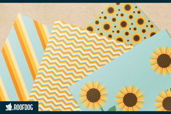 Bright sunflower digital paper Bright sunflower digital paper