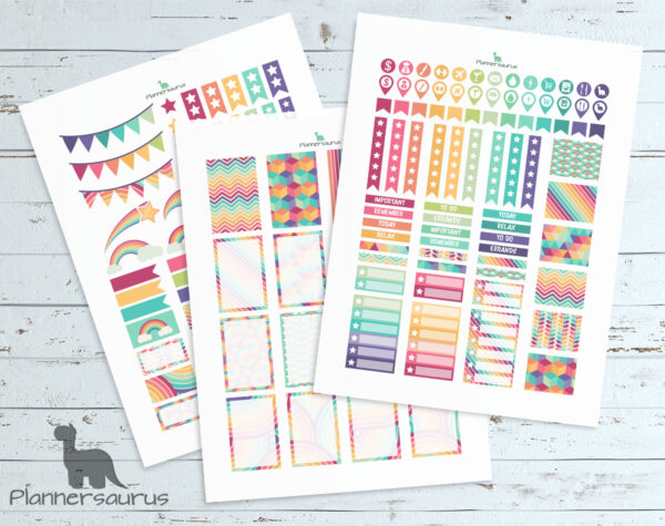 Rainbow planner printables—HPC Rainbow planner printables—HPC