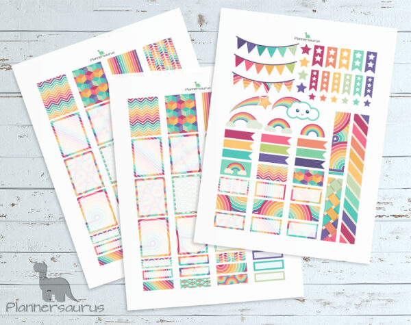Rainbow planner printables—EC Planner Rainbow planner printables—EC Planner