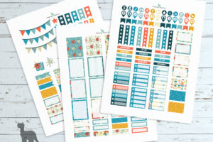 1950s Atomic planner printables—EC Planner