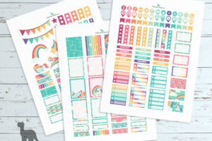 Unicorn planner printables—EC Planner
