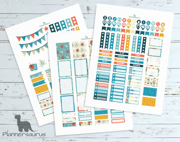 1950s Atomic planner printables—EC Planner