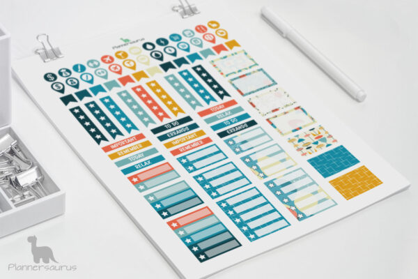 1950s Atomic planner printables—EC Planner