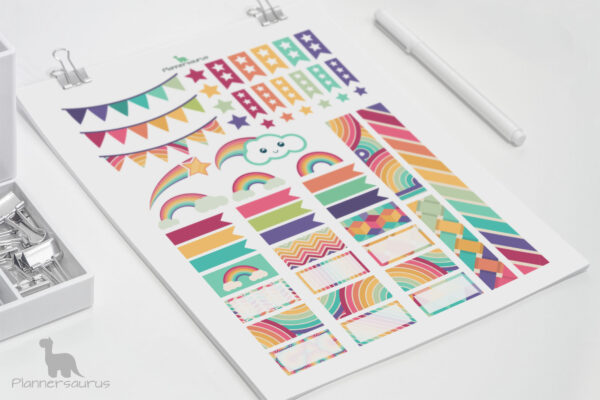 Rainbow planner printables—EC Planner Rainbow planner printables—EC Planner