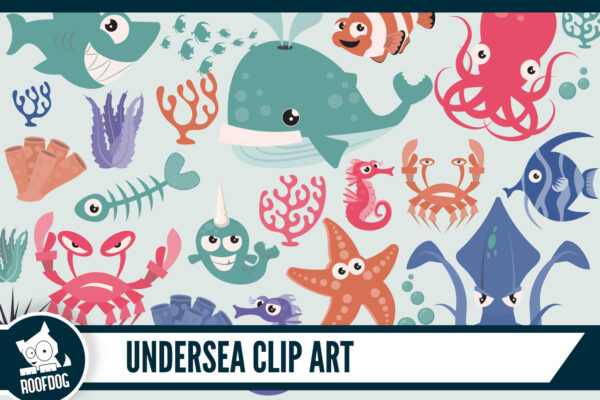 Undersea clip art Undersea clip art