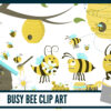 Busy bee clip art