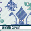 Undersea clip art Undersea clip art