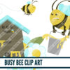 Busy bee clip art