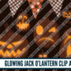 Glowing Jack O Lantern clip art Glowing Jack O Lantern clip art