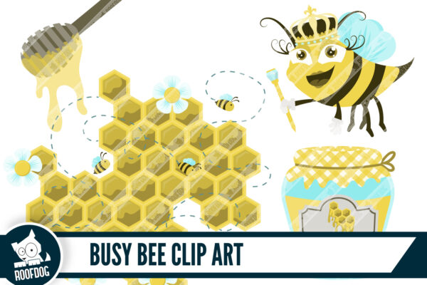 Busy bee clip art