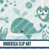 Undersea clip art Undersea clip art