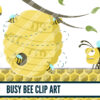 Busy bee clip art