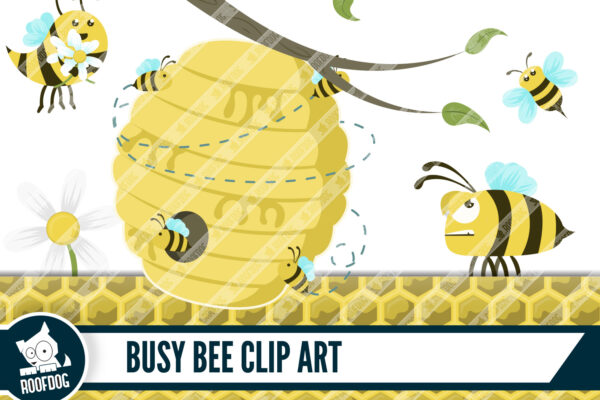 Busy bee clip art